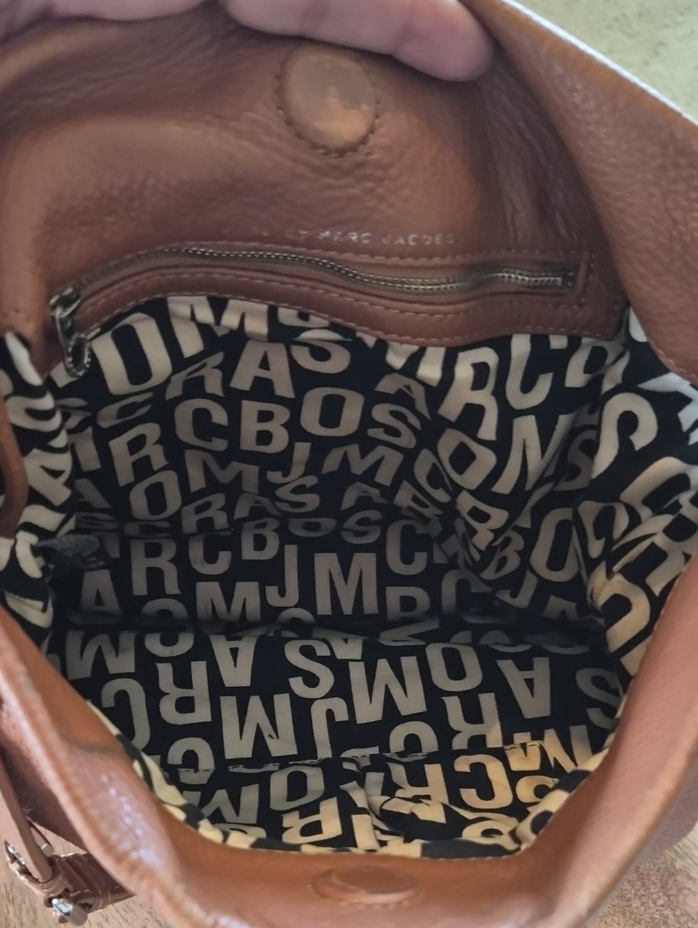 Marc By Marc Jacobs Brown Tan Pebbled Leather Hobo Shoulder Bag - Picture 3 of 4